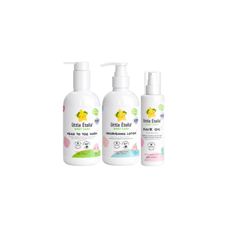 Little Etoile Care Newborn Skincare Essential for Delicate Skin (0+ months) - Nature-derived Ingredients & Skin Eye Safe