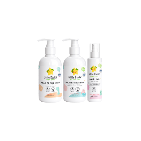 Little Etoile Care Toddler Skincare Essential for Delicate Skin (2+ years) - Nature-derived Ingredients & Skin Eye Safe