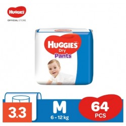 Huggies Dry Pants Super Jumbo Pack (M64 x 1)
