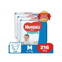 Huggies Dry Diapers (M72 x 3) Super Jumbo Pack
