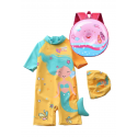 Little Two Kids Swimwear Mermaid Design & Bag (1y-6y)