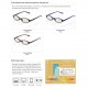 Elecom Brown Lens-Oval Anti Blue Light Glasses (Black)