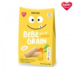 Korean Kemy Kids Bebe Grain Baby Snacks (Banana Carrot)