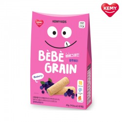 Korean Kemy Kids Bebe Grain Baby Snacks (Blueberry)