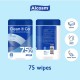 Alcosm 75% Alcohol Classic Wipes - 2 x 75's wipes Canister (Value Pack)