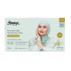 Himaya Premium Hijab Extra Soft Medical Face Mask 4ply (50pcs) - Suitable for Sensitive Skin (Ocean Blue)