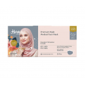 Himaya Premium Hijab Extra Soft Medical Face Mask 3ply (50pcs) - Suitable for Sensitive Skin (Philipsburg Blue)