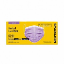 Neutrovis Basic/Color Medical Face Mask 3ply (50pcs) - Lavender Purple