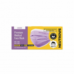 Neutrovis Premium Extra Soft Kids Medical Face Mask 3ply (50pcs) - For Kids - Lavender Purple