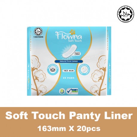 Flowra Soft Touch Halal Sanitary Pads - 163mm (20pads)