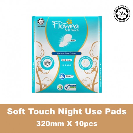 Flowra Soft Touch Halal Sanitary Pads - 320mm (10pads)