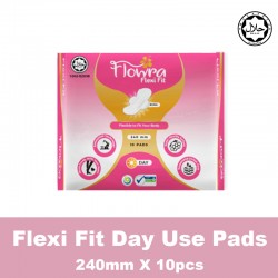 Flowra Flexi Fit Halal Sanitary Pads - 240mm (10pads)