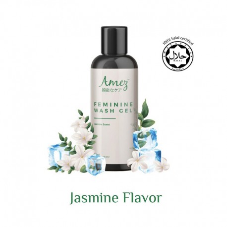 Amez Feminine Wash Gel Hygiene Care 180ml Jasmine - Halal Certified 