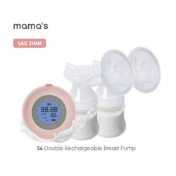 Mama's S6 Rechargeable Double Breast Pump (21mm)