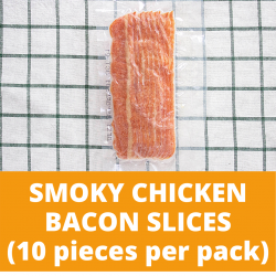 Lox Smoky Chicken Bacon Slice (10pcs)