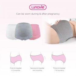 Lunavie Cotton Maxi Maternity Panties (3pcs/set)