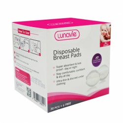 Lunavie Disposable Breast Pads (30pcs + 6 Free)