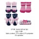 Luvable Friends Socks Gift Set - Blue Dot (3pairs)