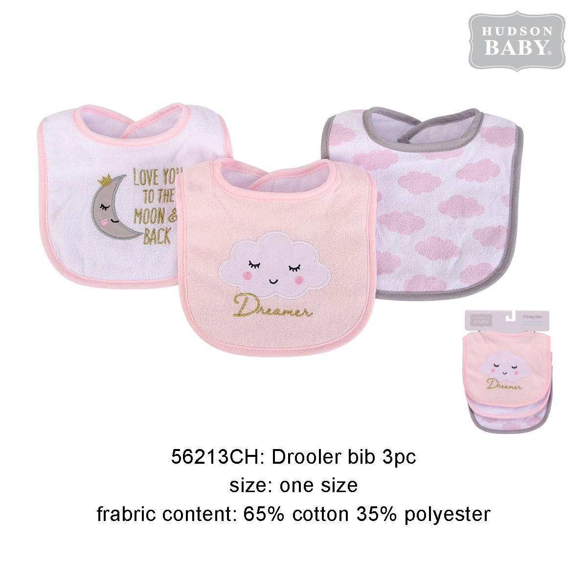 Hudson baby drooler sales bibs