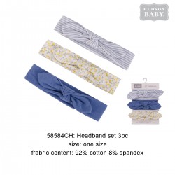 Hudson Baby Headbands Set - Yellow Floral (3pcs)