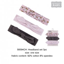 Hudson Baby Headbands Set - Unicorn (3pcs)