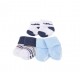 Little Treasure Newborn Terry Socks Sapphire Blue 0-6M (3pairs) 76220