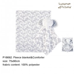 Little Treasure Luvena Fortuna Fleece Blanket and Comforter - P16692