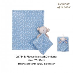 Little Treasure Luvena Fortuna Fleece Blanket and Comforter - Q17645