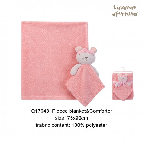 Little Treasure Luvena Fortuna Fleece Blanket and Comforter - Q17648