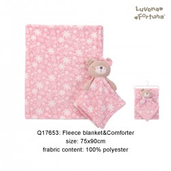 Little Treasure Luvena Fortuna Fleece Blanket and Comforter - Q17653
