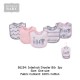 Hudson Baby 5pcs Interlock Droller Bibs - Pink Safari (56254)