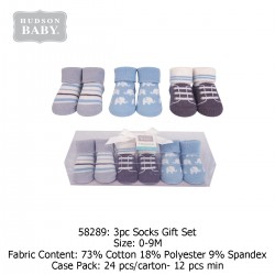 Hudson Baby Giftset 3pc Socks - 58289