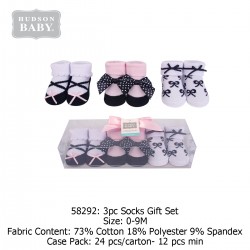 Hudson Baby 3pc socks Gift Set - 58292