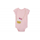 Little Treasure Hanging Bodysuit 3pk Set Short Sleeve Baby Romper - 77504
