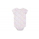 Little Treasure Hanging Bodysuit 3pk Set Short Sleeve Baby Romper - 77504