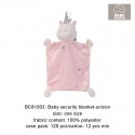 Bebe Comfort Minky Dot Security Blanket (Unicorn) BC81003