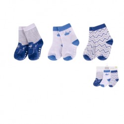 Luvable Friends Baby Socks with Non Skid 3pk - 00434CH