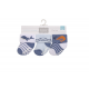 Hudson Baby NB Terry Socks with Non-Skid (3's/Pack) 00372CH