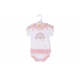 Hudson Baby Hanging Bodysuit Baby Romper (3's/Pack) 13621