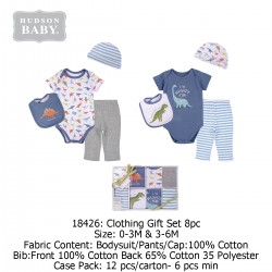 Hudson Baby Clothing Gift Set (8 Pcs) 18426