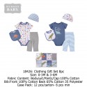 Hudson Baby Clothing Gift Set (8 Pcs) 18426
