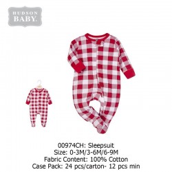 Hudson Baby Baby Zips Sleepsuit - 00974