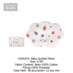Hudson Baby Baby Quilted Pillow - White Space 01042