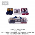 Hudson Baby Novelty Socks Giftset (3's/Pack) 14316