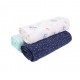 Hudson Baby Muslin Swaddle Blanket (3's/Pack) 00622