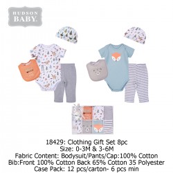 Hudson Baby Clothing Gift Set (8pcs) 18429