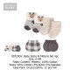 Hudson Baby Baby Socks & Mittens Set 4pc - 00720
