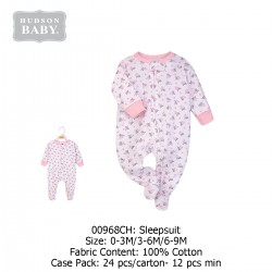 Hudson Baby Baby Zips Sleepsuit - 00968