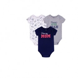 Hudson Baby Hanging Bodysuit Baby Romper (3's/Pack) 12243
