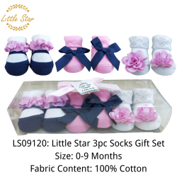 Little Star Giftset Socks (3 Pcs) LS09120